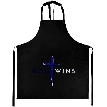 Discover God Wins Aprons