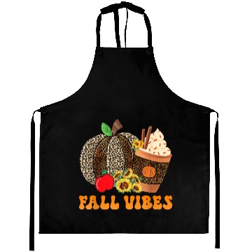 Discover Groovy Fall Vibes Teacher Life Pumpkin Aprons