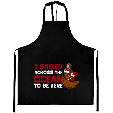 Discover Columbus Day 1492 Aprons