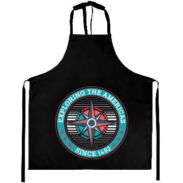 Discover Columbus Day 1492 Aprons
