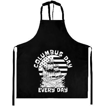 Discover Columbus Day 1492 Aprons