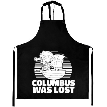Discover Columbus Day 1492 Aprons