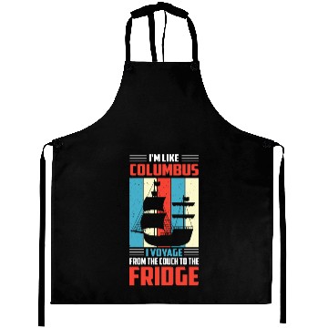 Discover Columbus Day 1492 Aprons