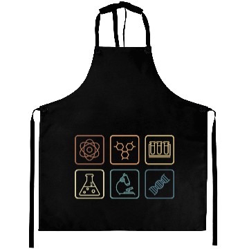 Discover Chemistry Teacher Microbiologist Gift Aprons
