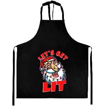 Discover Lets get lit christmas Aprons