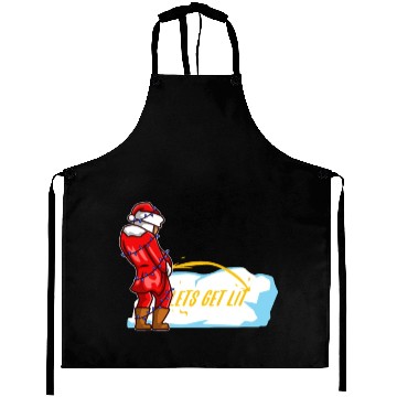 Discover Lets get lit christmas Aprons