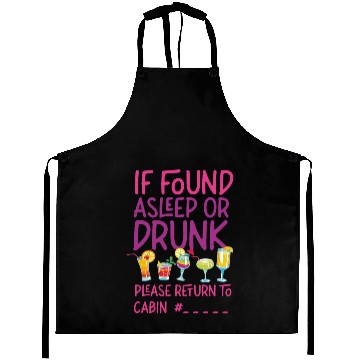 Discover Cruise Ship Vacation Friends Aprons