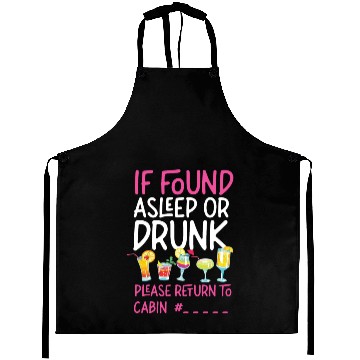 Discover Cruise Ship Vacation Friends Aprons