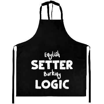 Discover English Setter Barking Logic Aprons