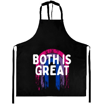 Discover Both Is Great Bisexual LGBTQ Bi Pride Pansexual Aprons
