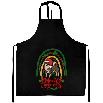 Discover Christmas Swedish Vallhund Aprons