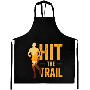 Discover Running in Woods Trail Running Runner Jogging Aprons