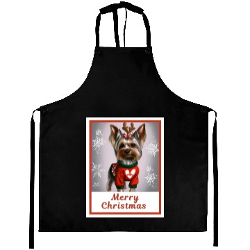 Discover Sweet lucky doggy (Yorkshire terrier) Aprons