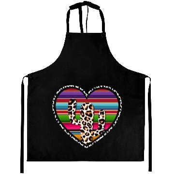 Discover Western Cow Cactus Aprons