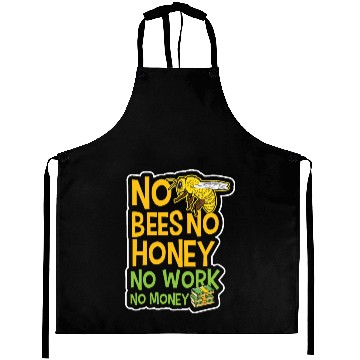 Discover No Bees Honey Beekeeping Birthday Gift Aprons