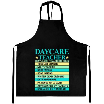 Discover Daycare Teacher Childcare Educator Director Aprons