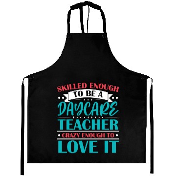 Discover Daycare Teacher Childcare Educator Director Aprons
