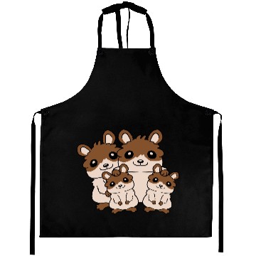 Discover mom dad kids hamster Aprons