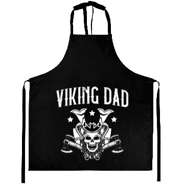 Discover Viking Dad Pagan Scandinavian Berserker Norsemen Aprons