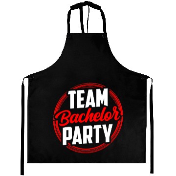 Discover Team Bachelor Party Bride Groom Aprons