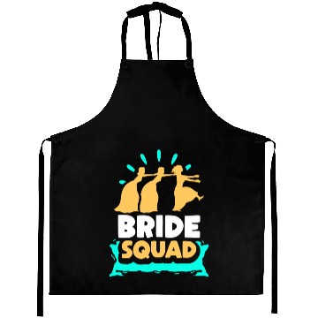 Discover Bride Squad Wedding Bachelorette Party Cute Aprons