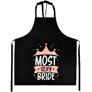 Discover Most Sexy Bride Wedding Cute Party Bachelorette Aprons