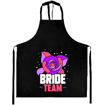 Discover Bride Team Wedding Bachelorette Party Cute Aprons