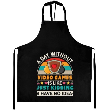 Discover Video Game Lover Funny Gamer Aprons
