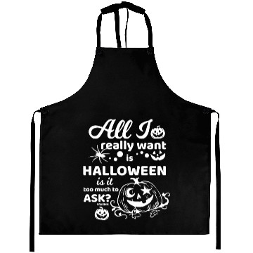 Discover Jack o Lantern Halloween Pumpkin face Aprons