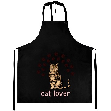 Discover CUTE Cat for Cat Lover Aprons
