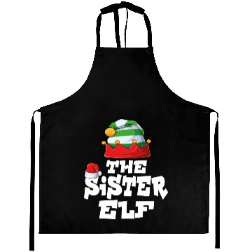 Discover Gamer Elf Family Matching Christmas Group Pajama Aprons