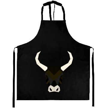 Discover bull geometric Aprons