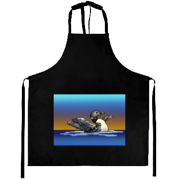 Discover Good Morning Loon Aprons