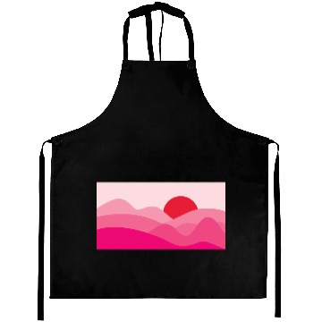 Discover Minimalist Sun Mulberry Pink Aprons