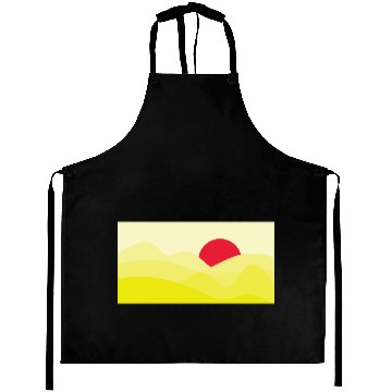Discover Minimalist Sun Yellow Aprons
