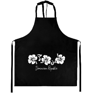 Discover Dominican Republic Hibiscus Flower Aprons