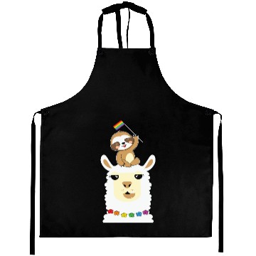 Discover LBGT Flag Gay Pride Human Vintage Rainbow Aprons