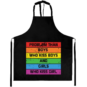 Discover LBGT Flag Gay Pride Human Vintage Rainbow Aprons