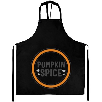 Discover Halloween Theme Cute Pumpkin Spice Coffee Lover Aprons