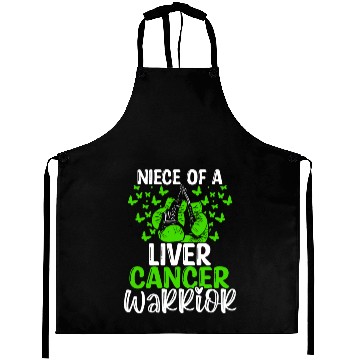 Discover Liver Cancer Awareness Niece Aunt Uncle Aprons