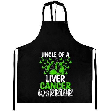 Discover Liver Cancer Awareness Uncle Nephew Niece Aprons