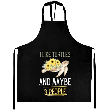 Discover Sea Turtle Lover Ocean Animal Funny Gift Turtle Aprons