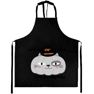 Discover cat pumpkin Aprons