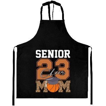 Discover Senior Class Of 2023 Basketball Proud Cheer Mom Aprons