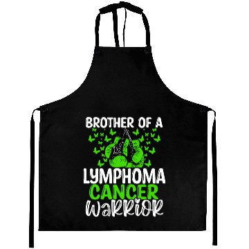 Discover Lymphoma Cancer Awareness Brother Twins Sibling Aprons