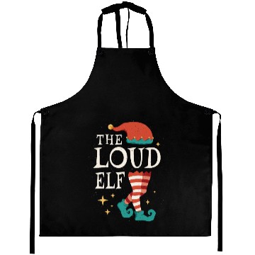 Discover Loud Elf December Love Elf Christmas Aprons
