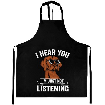 Discover Vizsla lover cute dog design Aprons