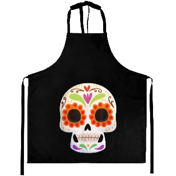 Discover Day of the Dead Dia De Los Muertos Skull Gift Aprons