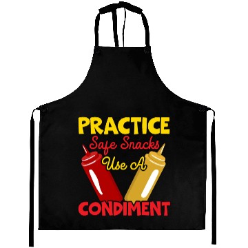 Discover Practice Safe Snacks Use A Condiment Ketchup Aprons