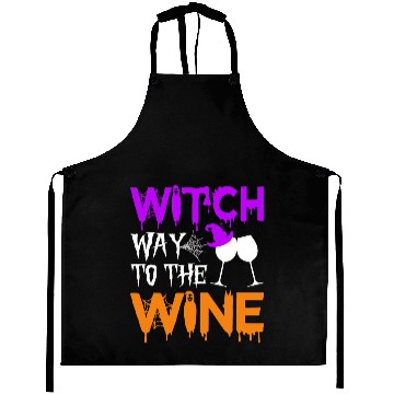 Discover Witch way to the wine Aprons